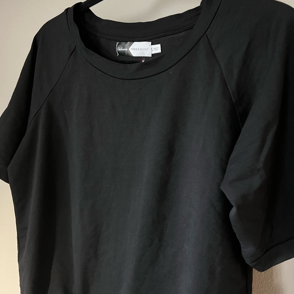 Piper And Scoot Sweat Set In Black - image 6